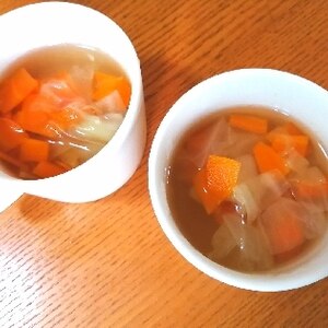 ☆キャベツとにんじんのスープ☆
